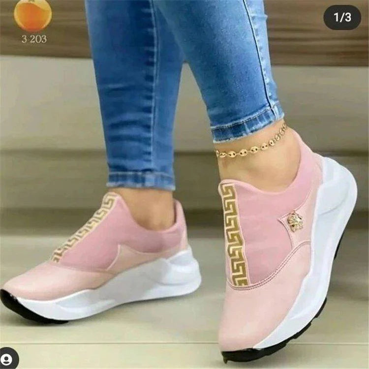 New Round Head Sneaker Women's Casual Shoes 1024061708