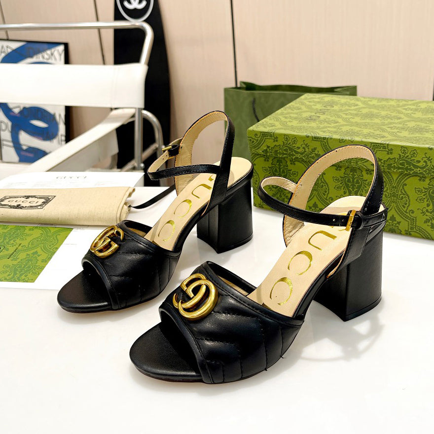 New hot sale High Heel Leather Sandals XC07051203