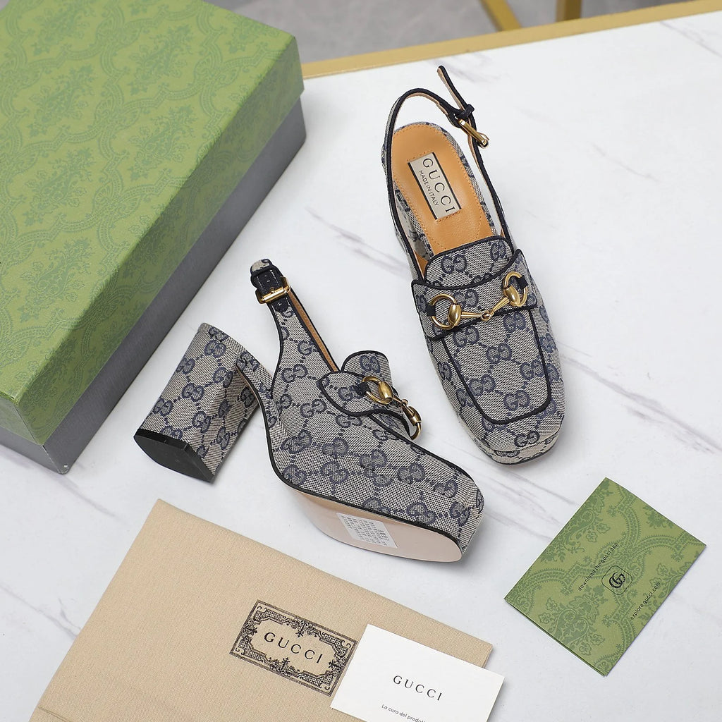 New Women's Horsebit Mid-heeled Sandals and High Heels
