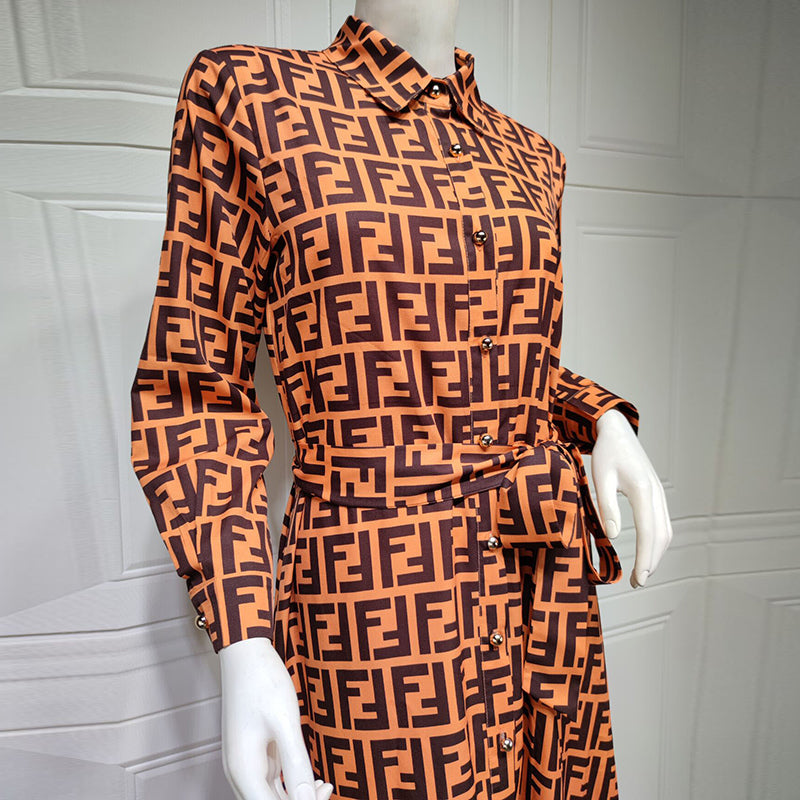 Fashion new printed long skirt PF1023092014