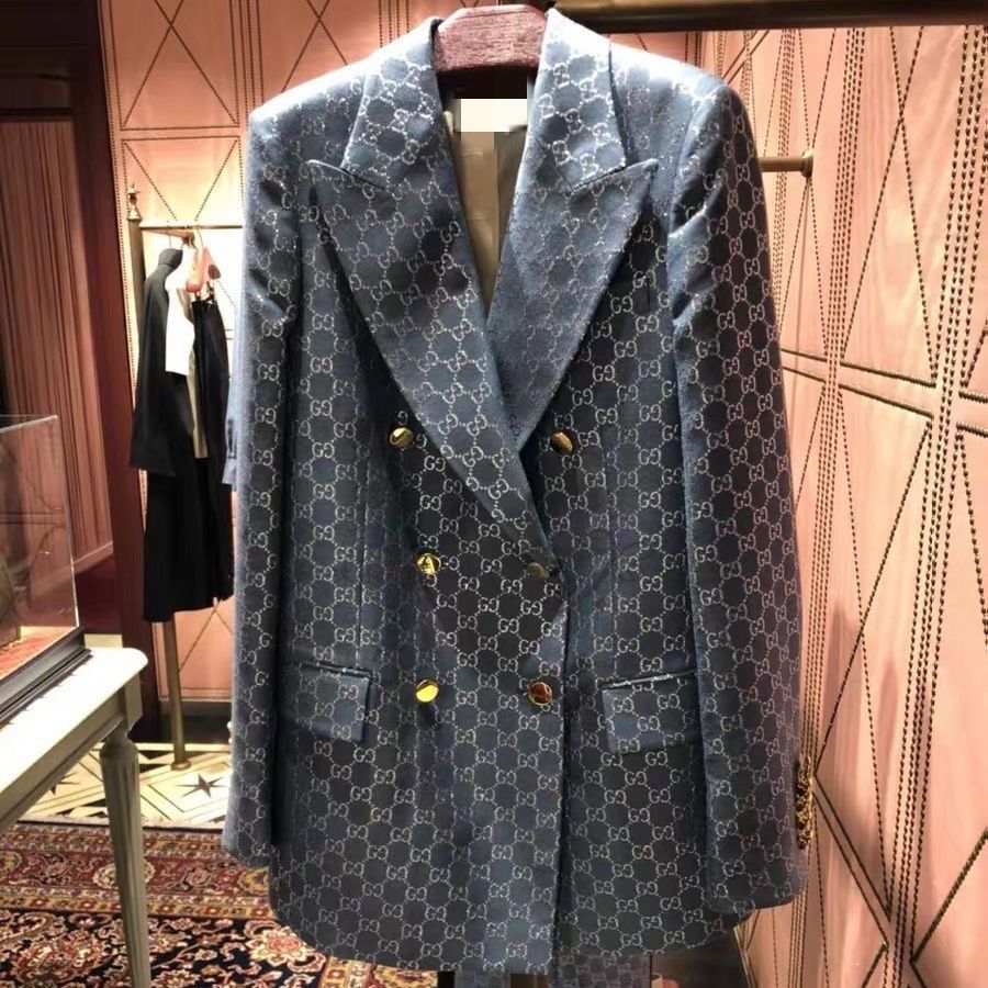 Fashion lapel siLer silk suit PD1023090109