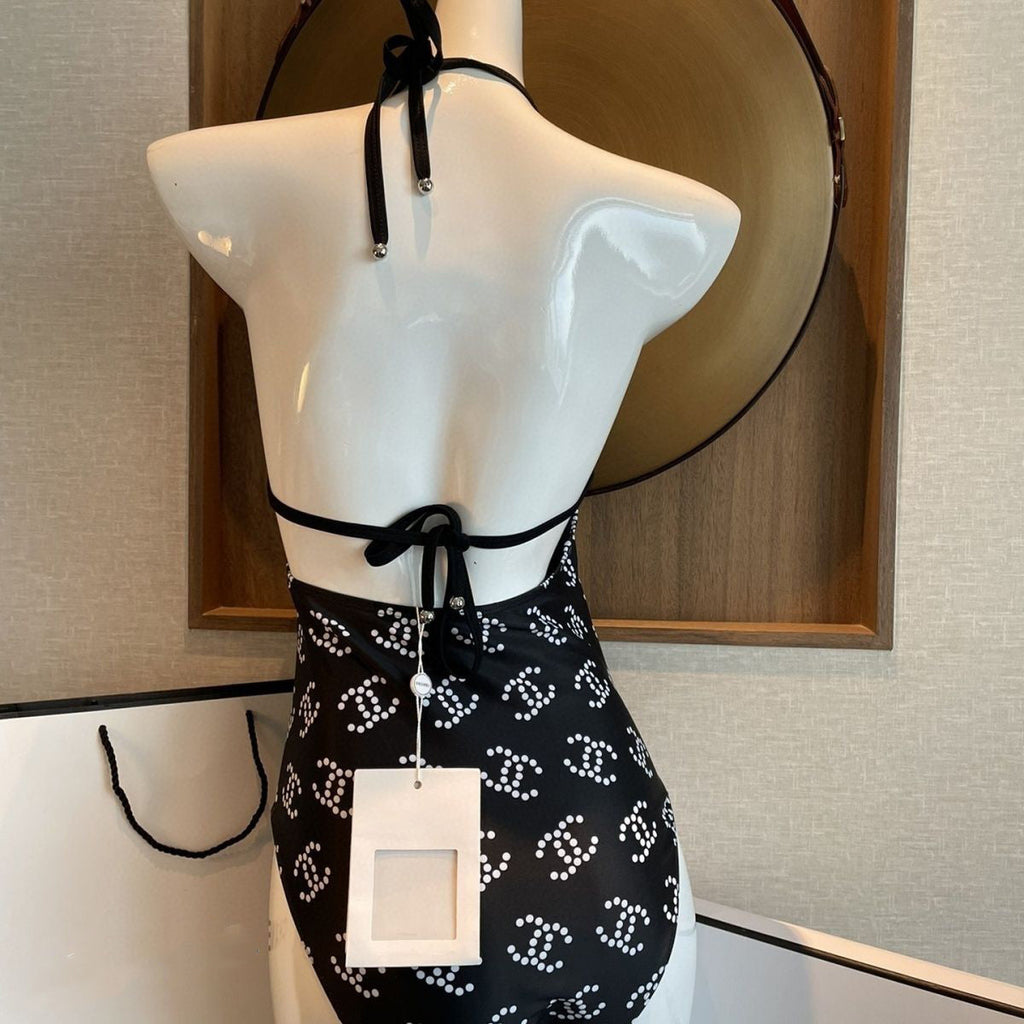 Summer New Black C Logo Women's swimwear-PD202353001
