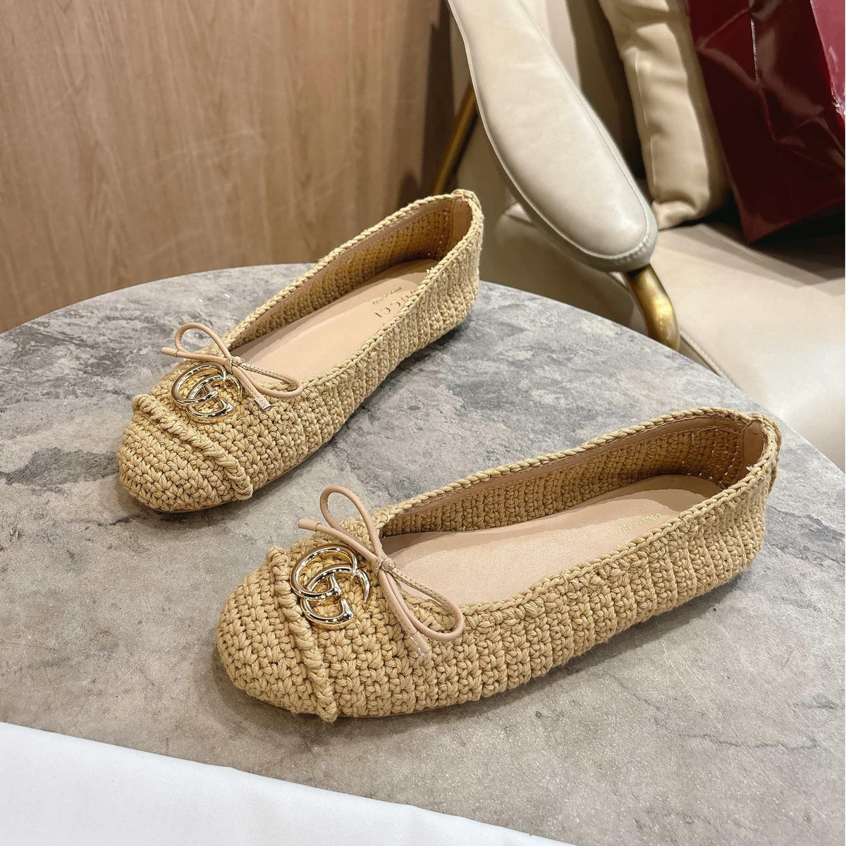 woven flat shoes 0725101407