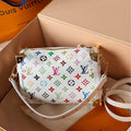 L fashion 3 color soft box bag 0725031909