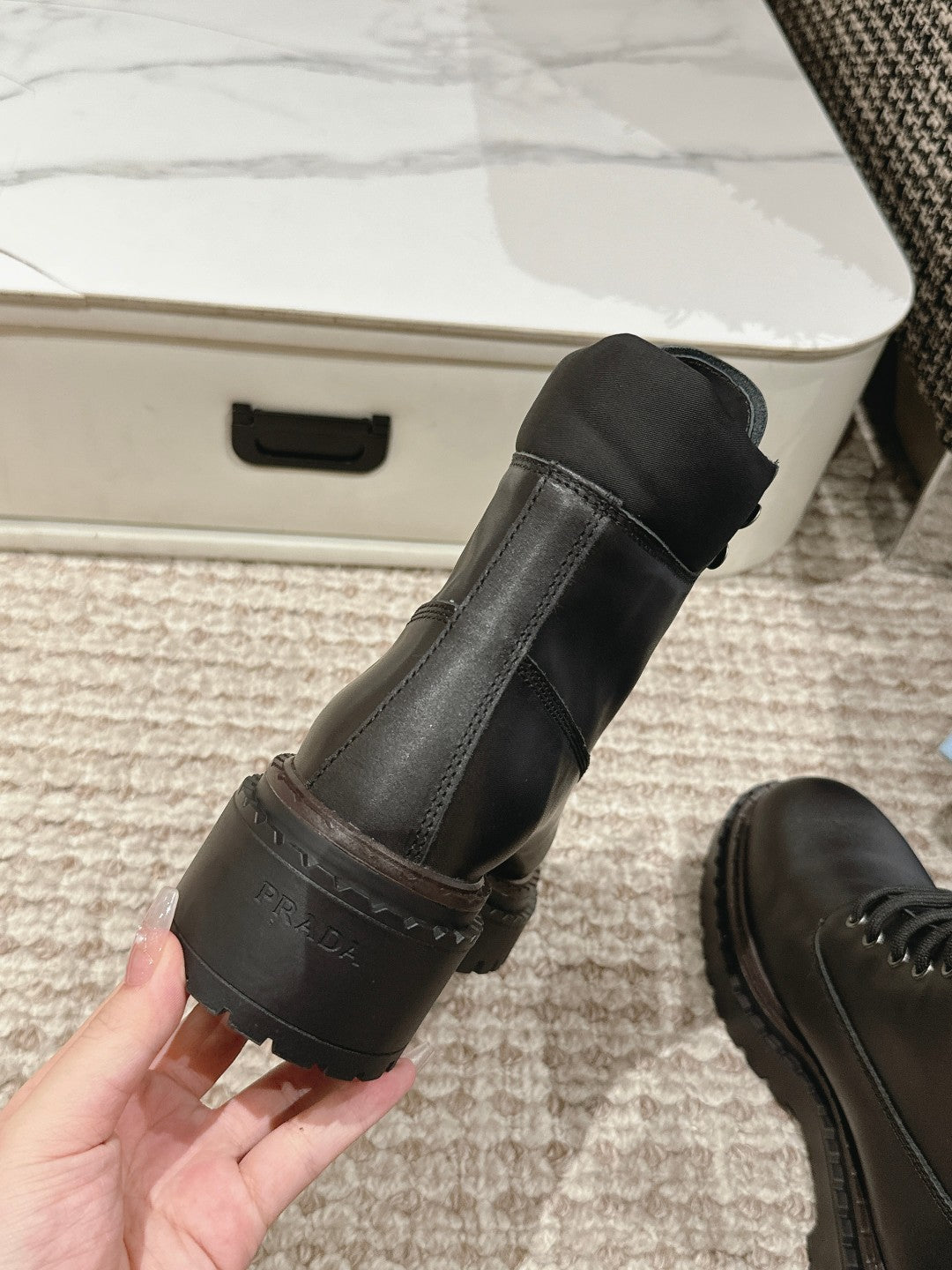 P retro color polished martin boots 0724111206