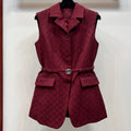 G Classic Floral Suit Vest Jacket 102509209
