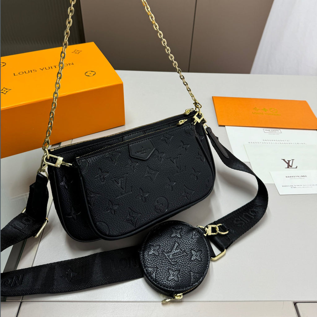 L Fashion Embossed Stack Bag XC24092414