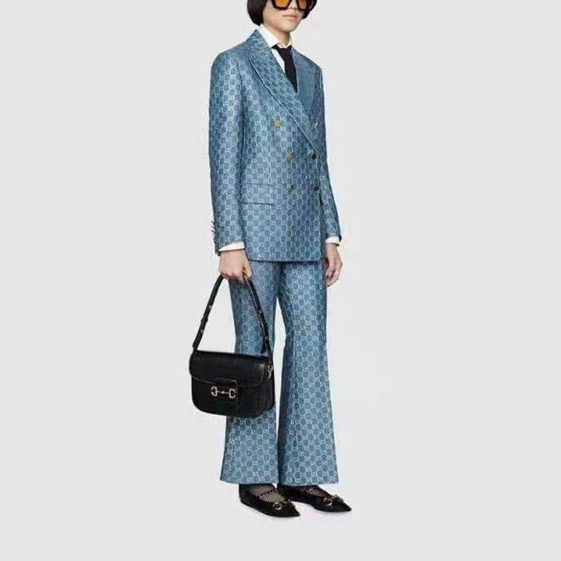 Fashion lapel siLer silk suit PD1023090109