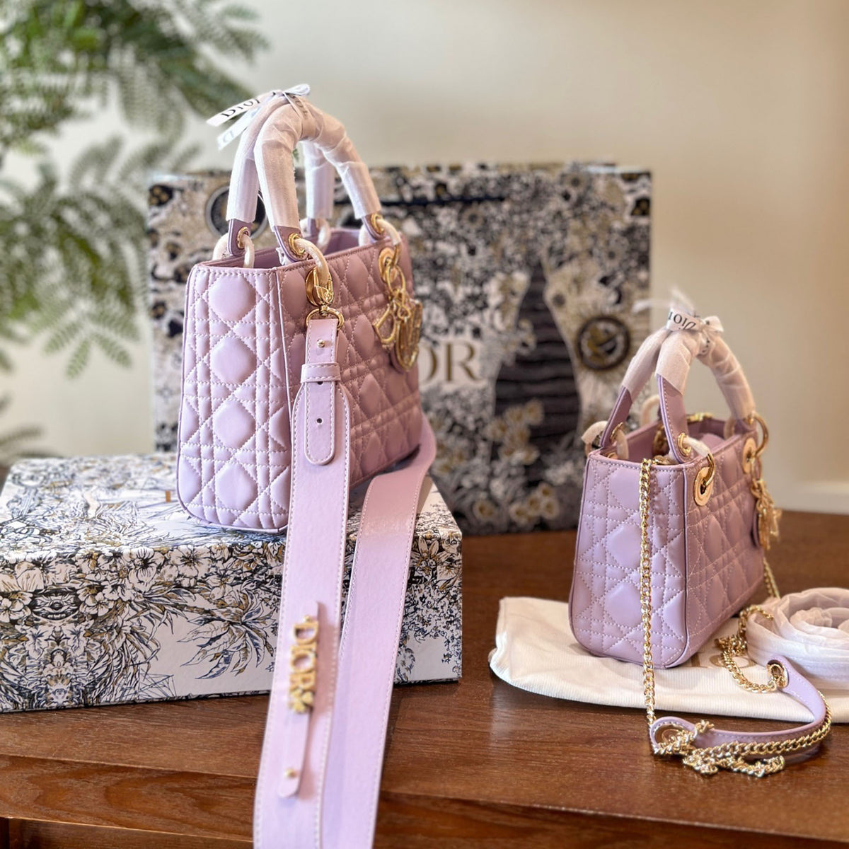SiLer buckle romantic purple Lady Diana bag 1824061111
