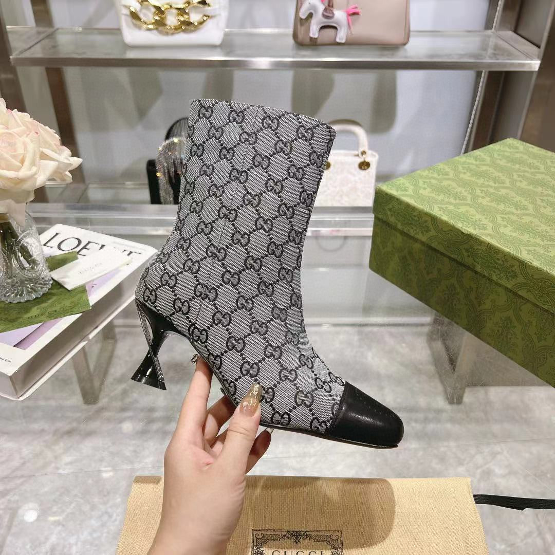 G fashion high heel printed women's boots XC0723110315