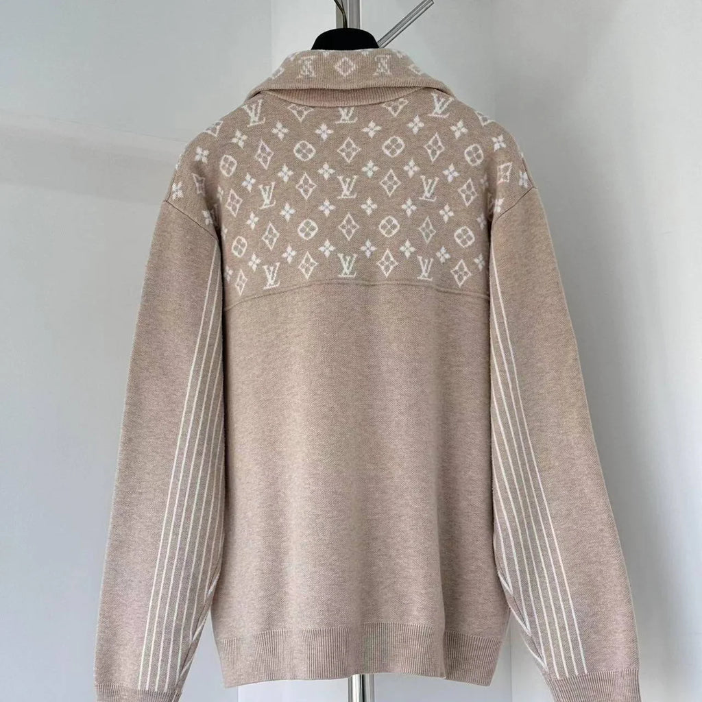 Jacquard half-knit sweater 1426010801