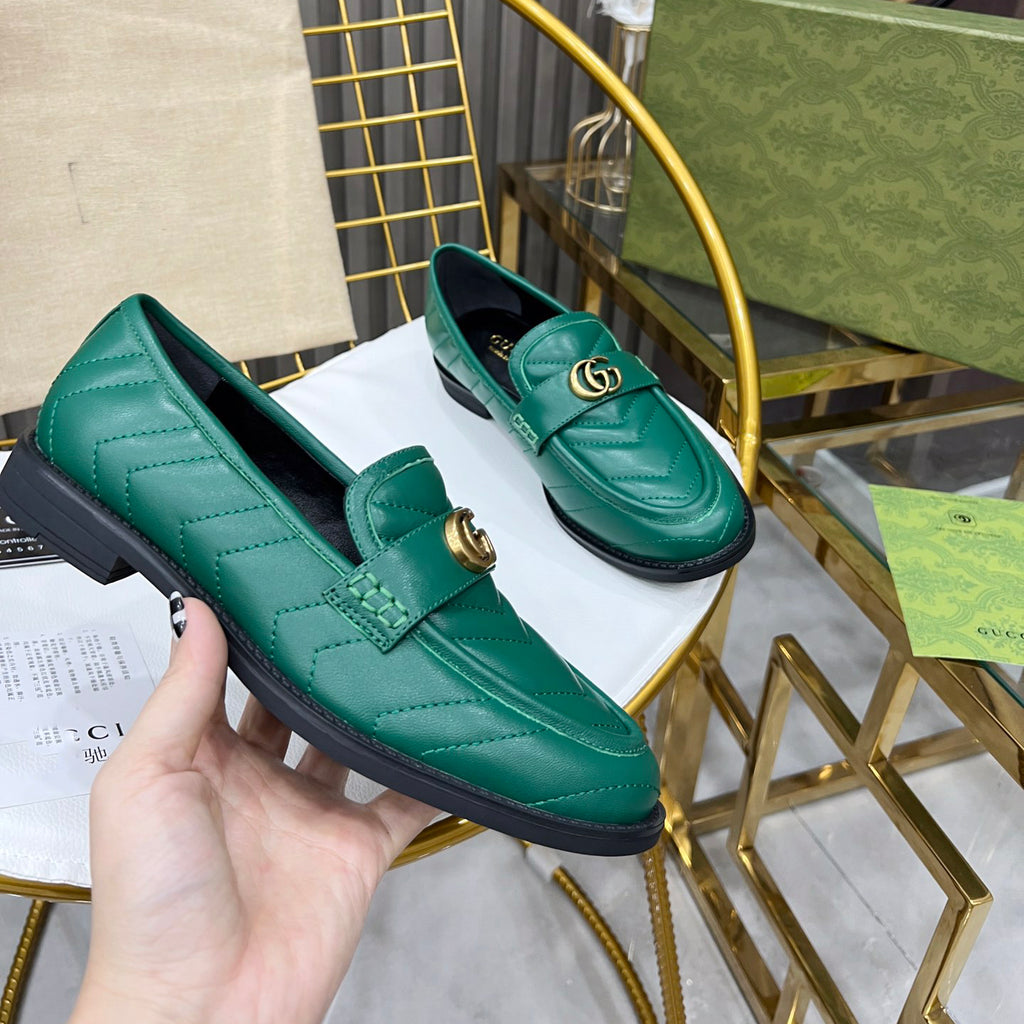 3-color women's fashion all-match leather shoes 03011