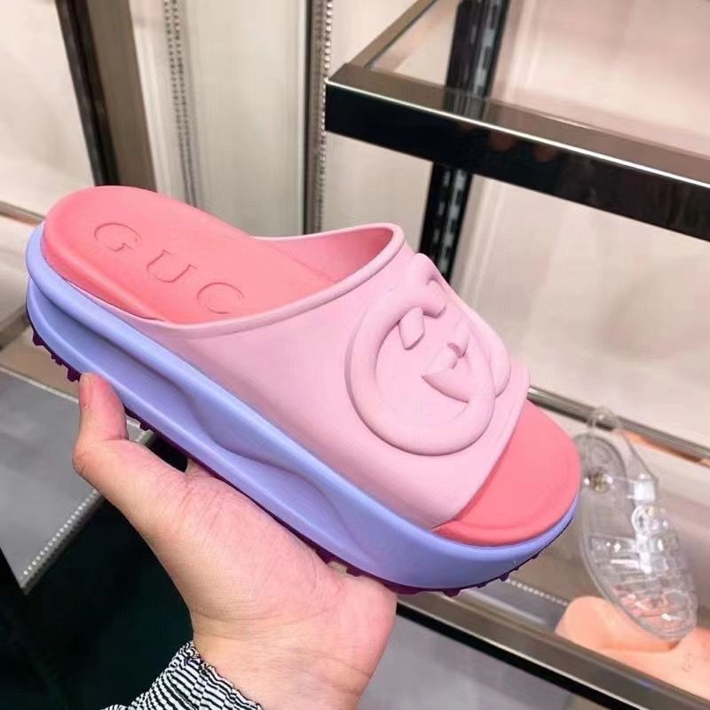 New letter outerwear thick sole sandal PD051903