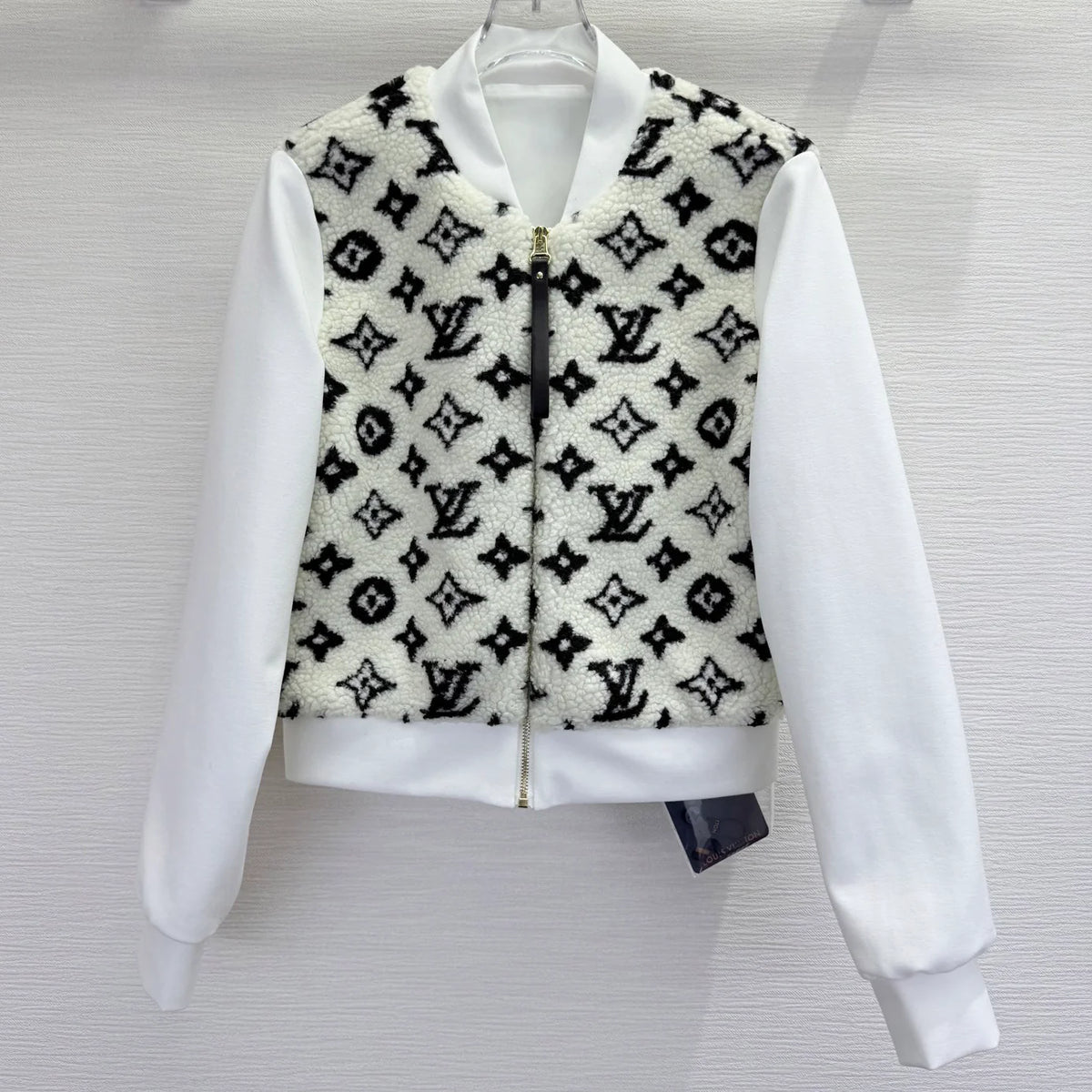Women's Shearling Patchwork Top 1025101411