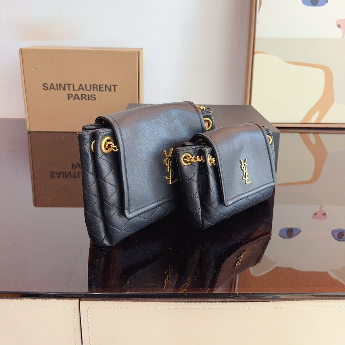 nolita Sheepskin material shoulder bag XC24092424