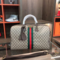 New trendy brand genuine leather men's large capacity handbag travel bag 10240223TJ22