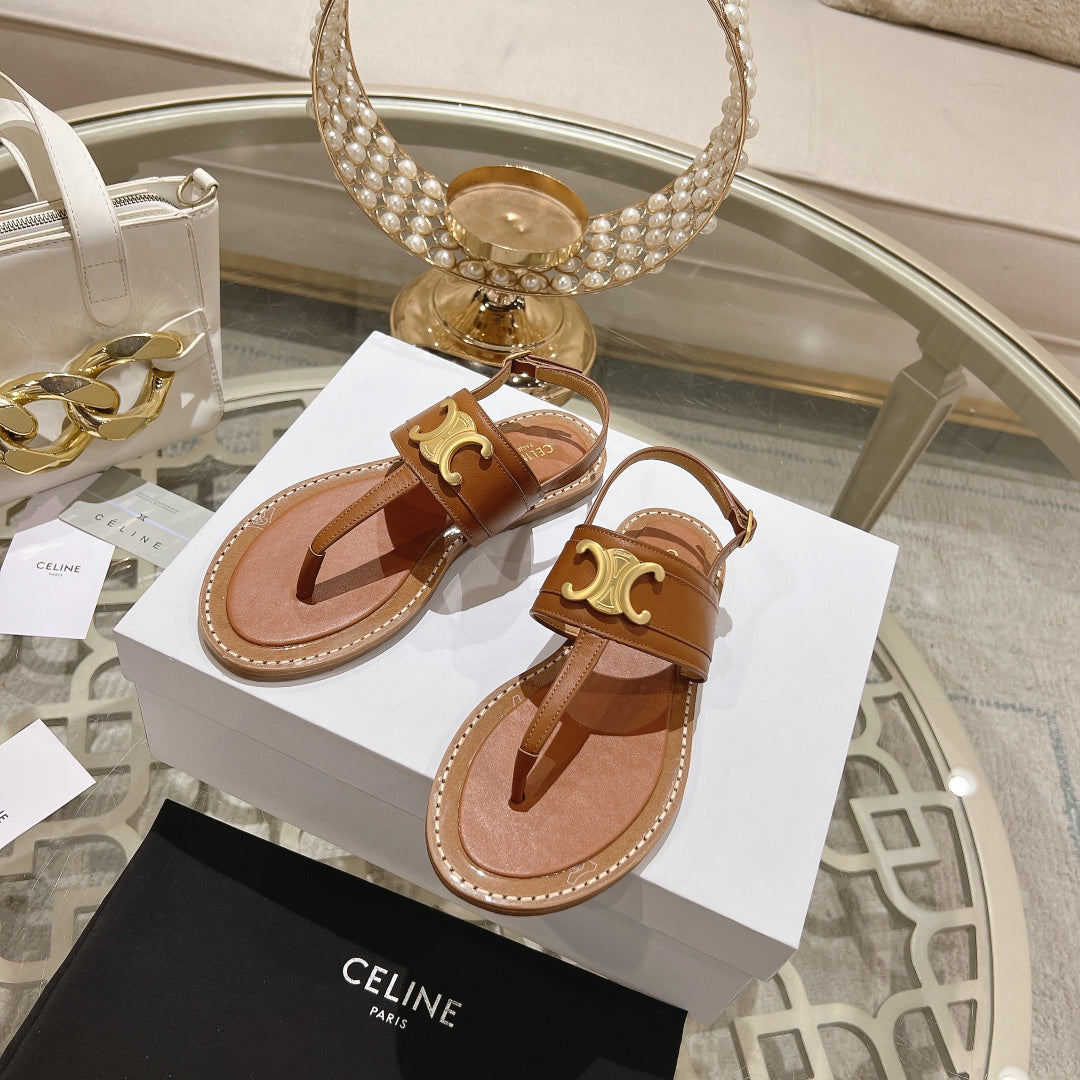 CLE 24ss leather beach sandals 0724082005