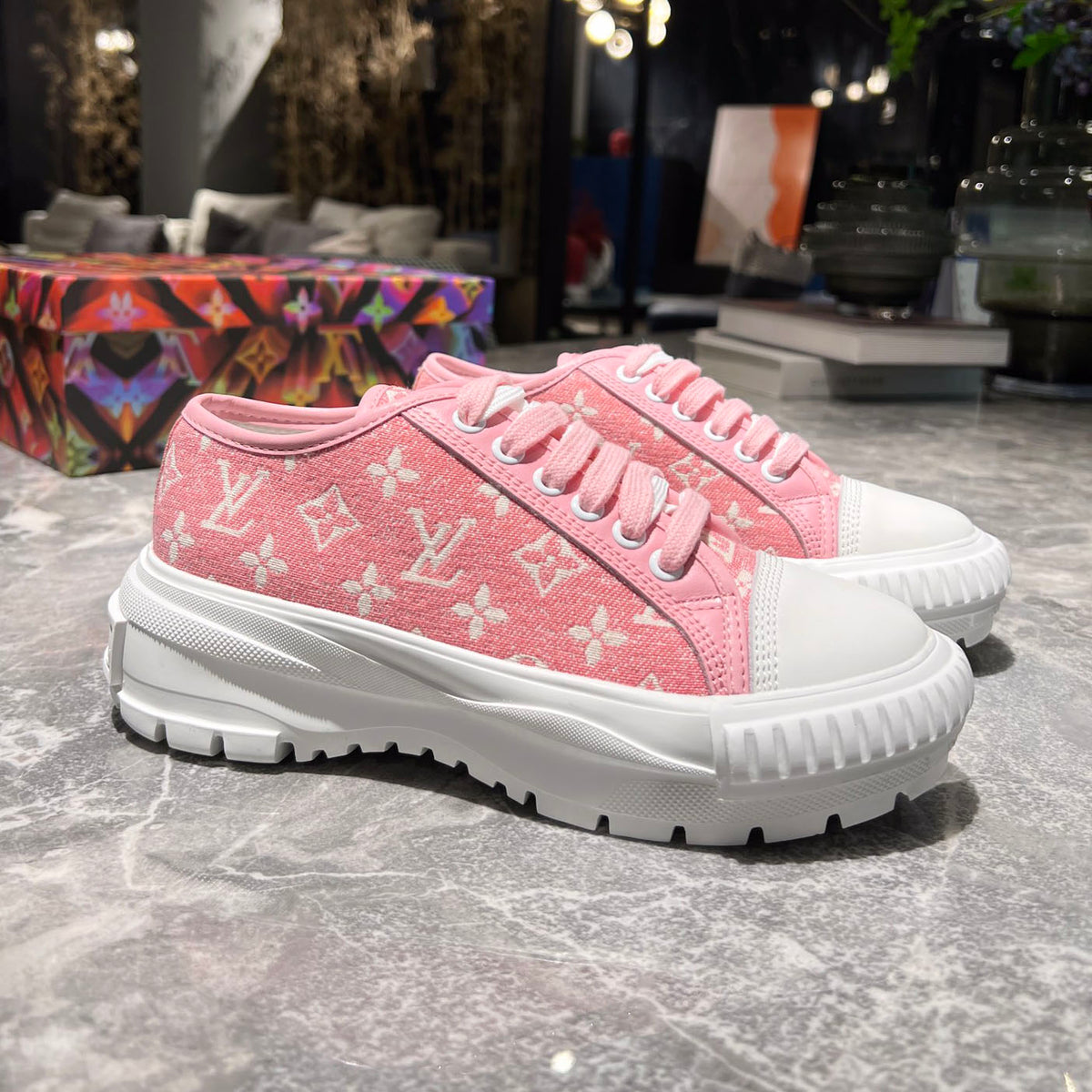 L Monogram Denim Squad Sneaker 1824071803