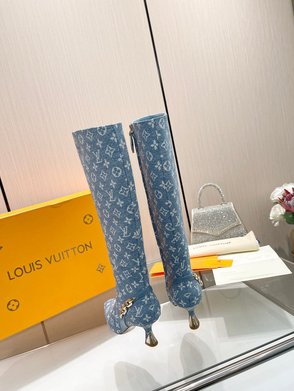 L new fashion printed leather boots 0724102308