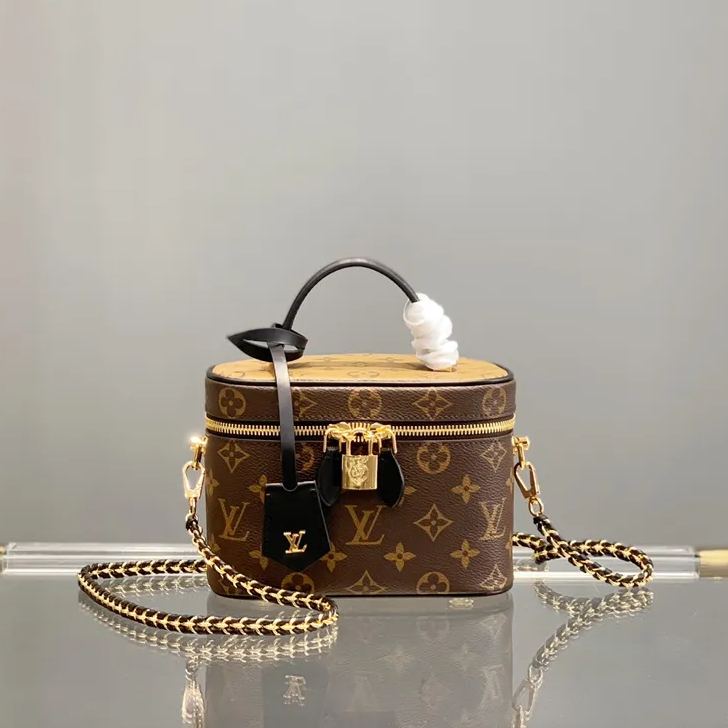 Luxury-VL VANITY Small Handbag Cosmetic Bag PD0423081608