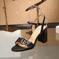 simple all-match high-heeled sandals 03061