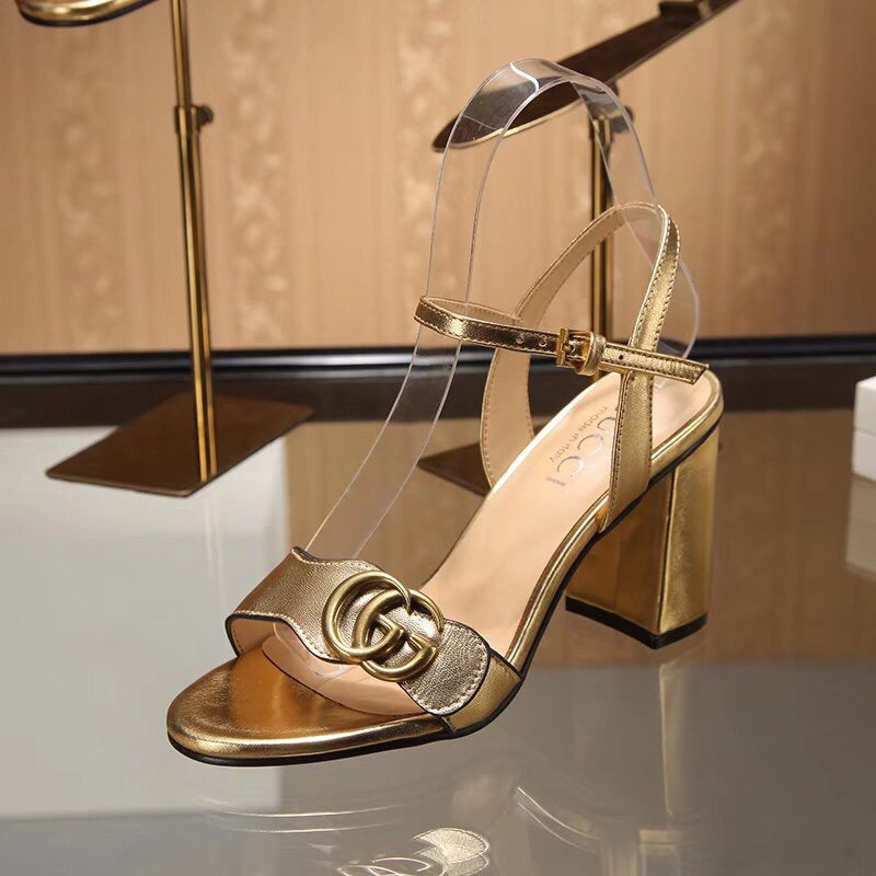 simple all-match high-heeled sandals 03061
