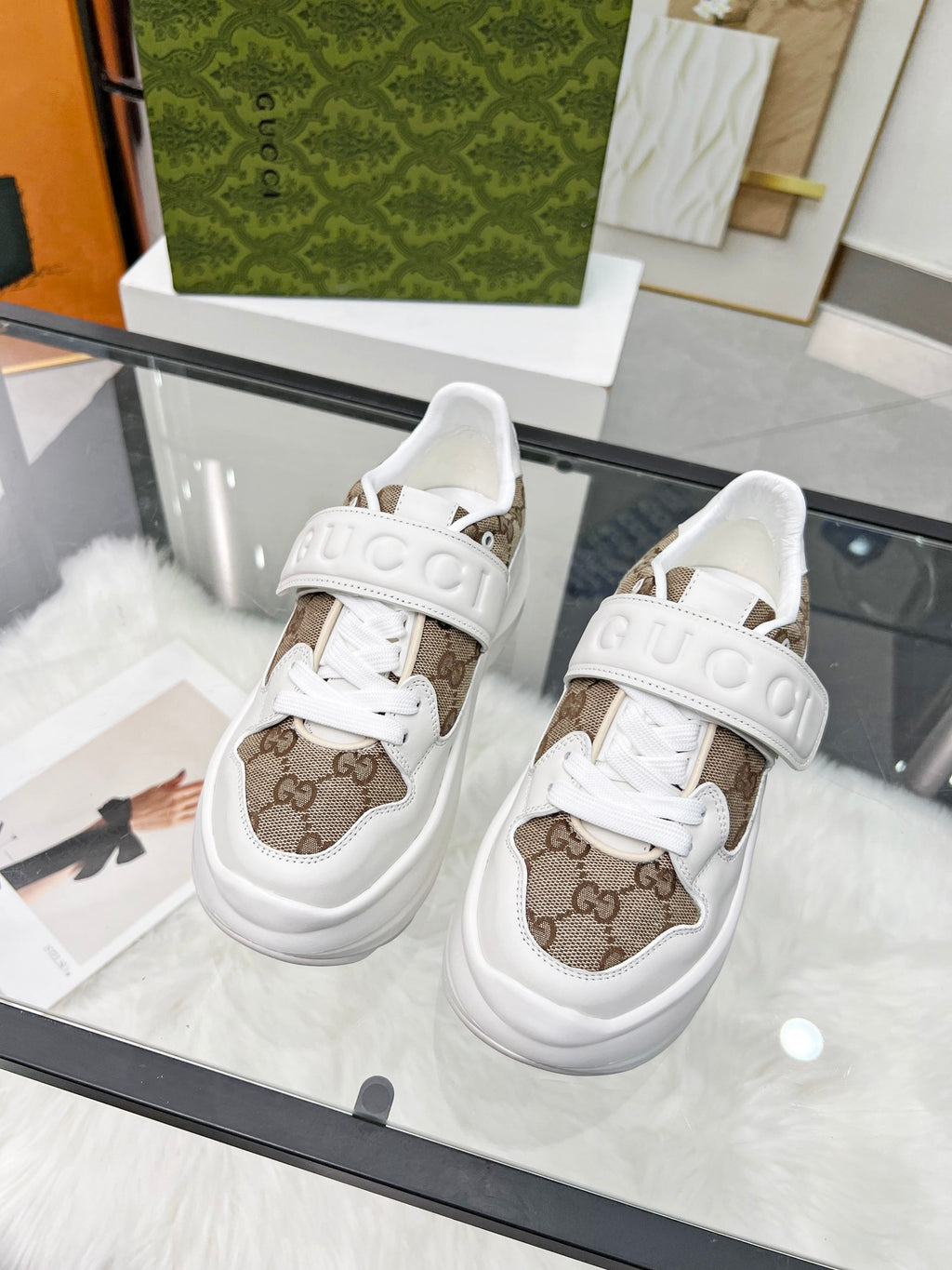 G fashion new thick-soled printed sports shoes 0724083001