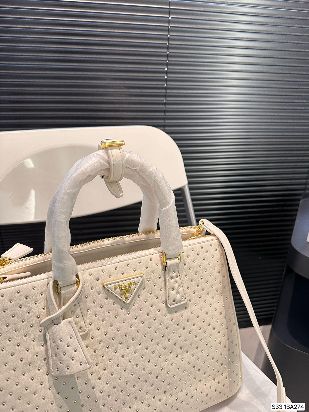 P stylish rivet killer tote bag 0724101412