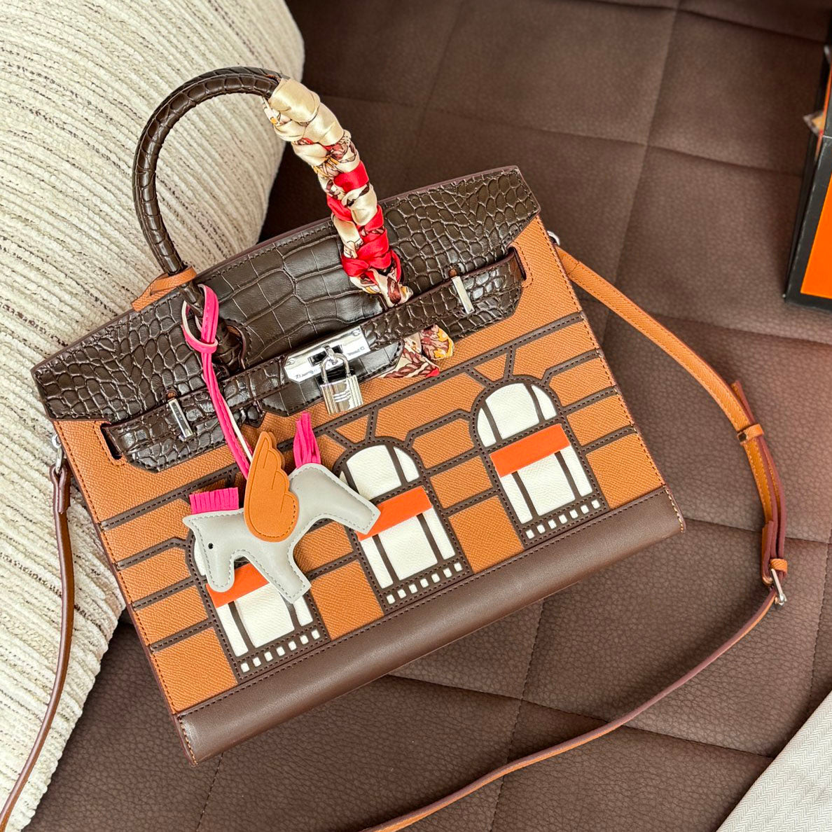 H Birkin platinum handbag 0726070601