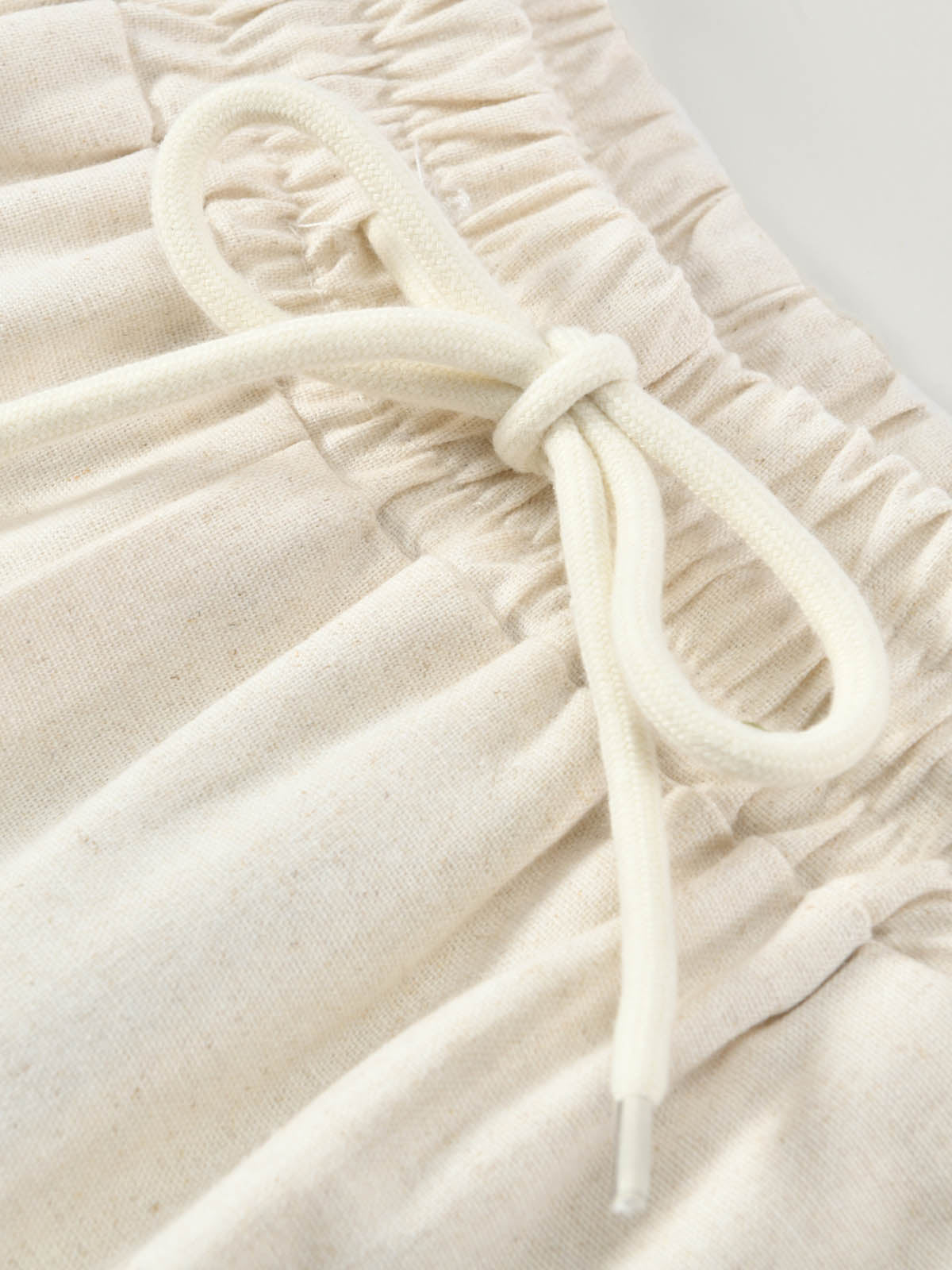 Linen Blend Drawstring Shorts For Adults | SUNNY ESCAPE