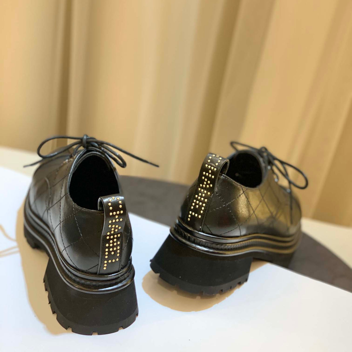 2023 autumn and winter new products Paris catwalk style rhombic chunky heel boots series  XC1523081703