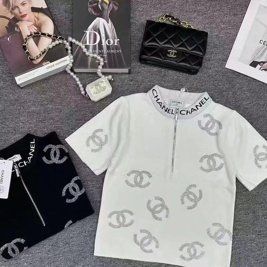 Fashion short sleeved T-shirt knit sweater 1024022613