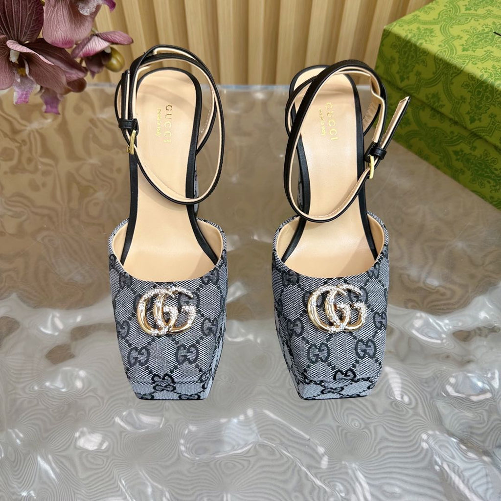 G new fashion ladies printed high heels 0725042004