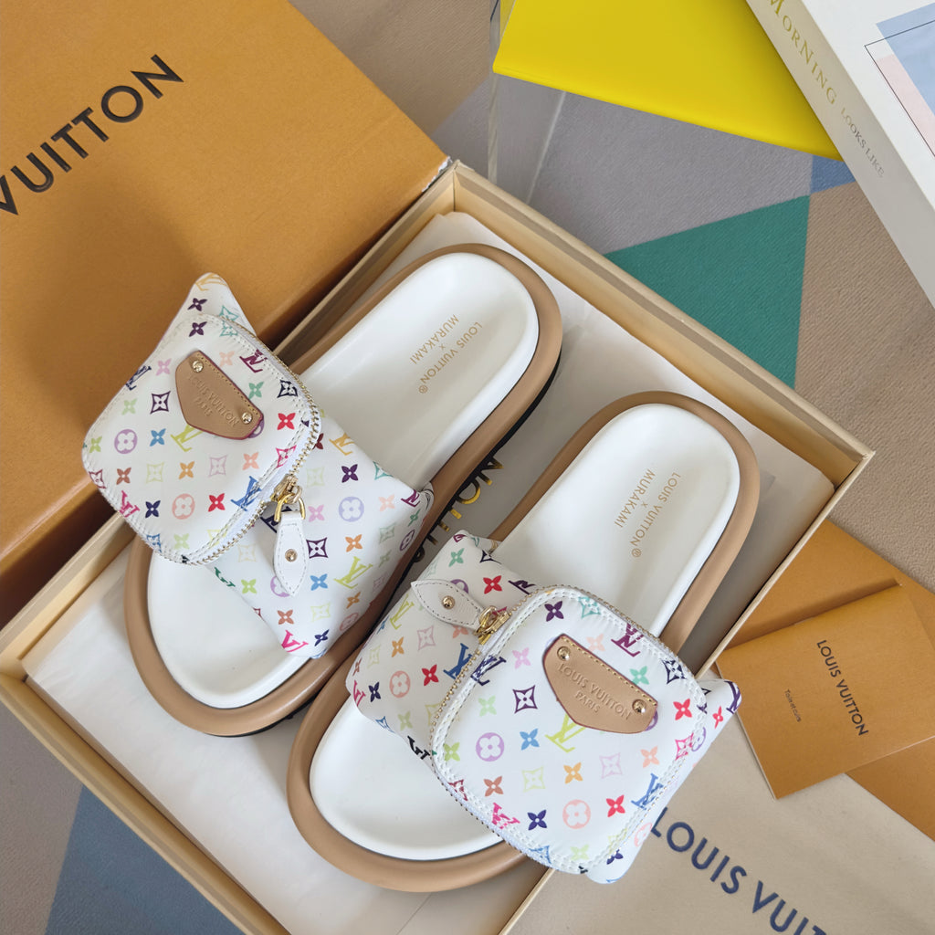 L Velcro Wallet Flat Sandals 0725021904