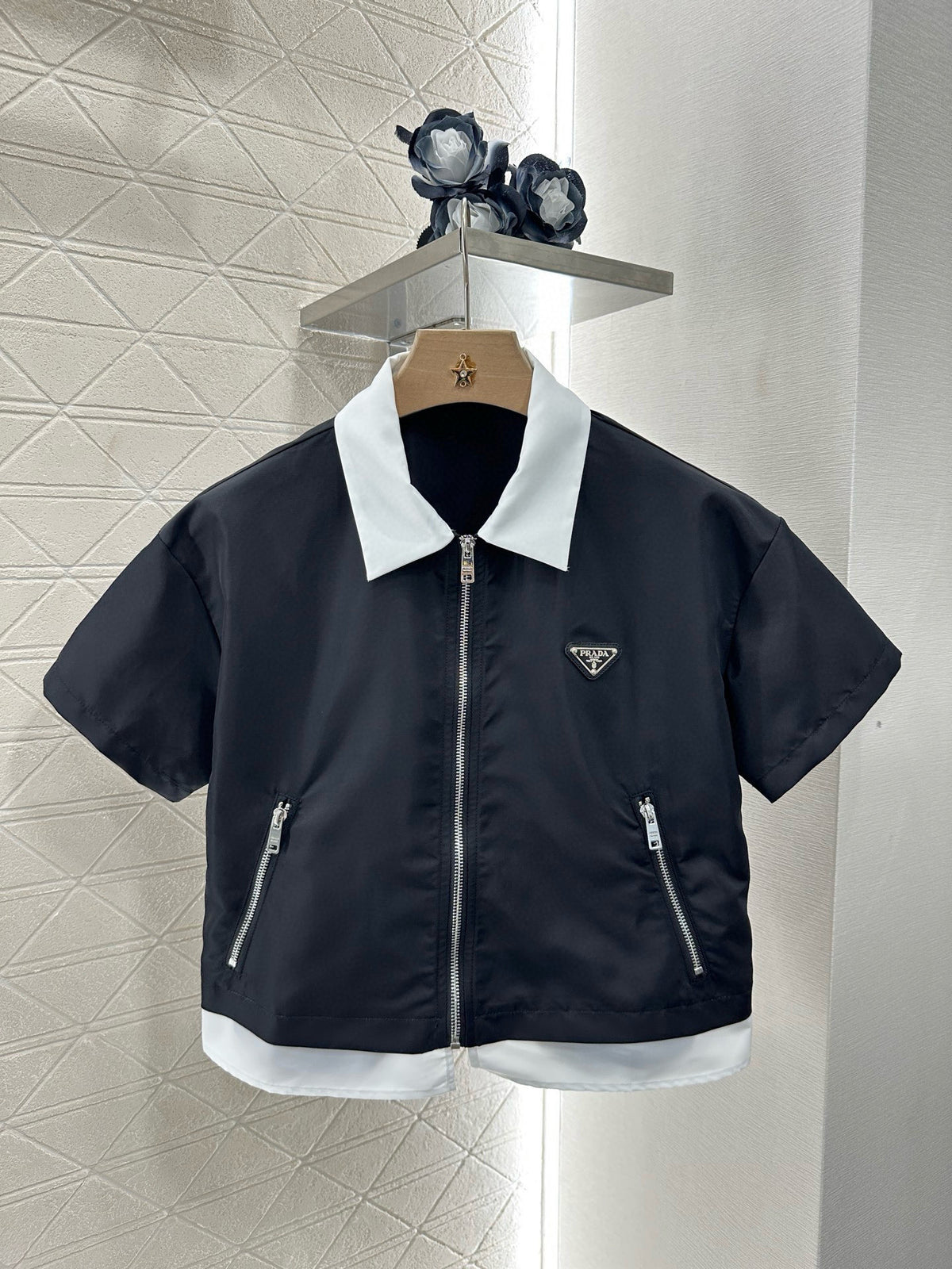 P fashion short-sleeved and shorts set 0725052812