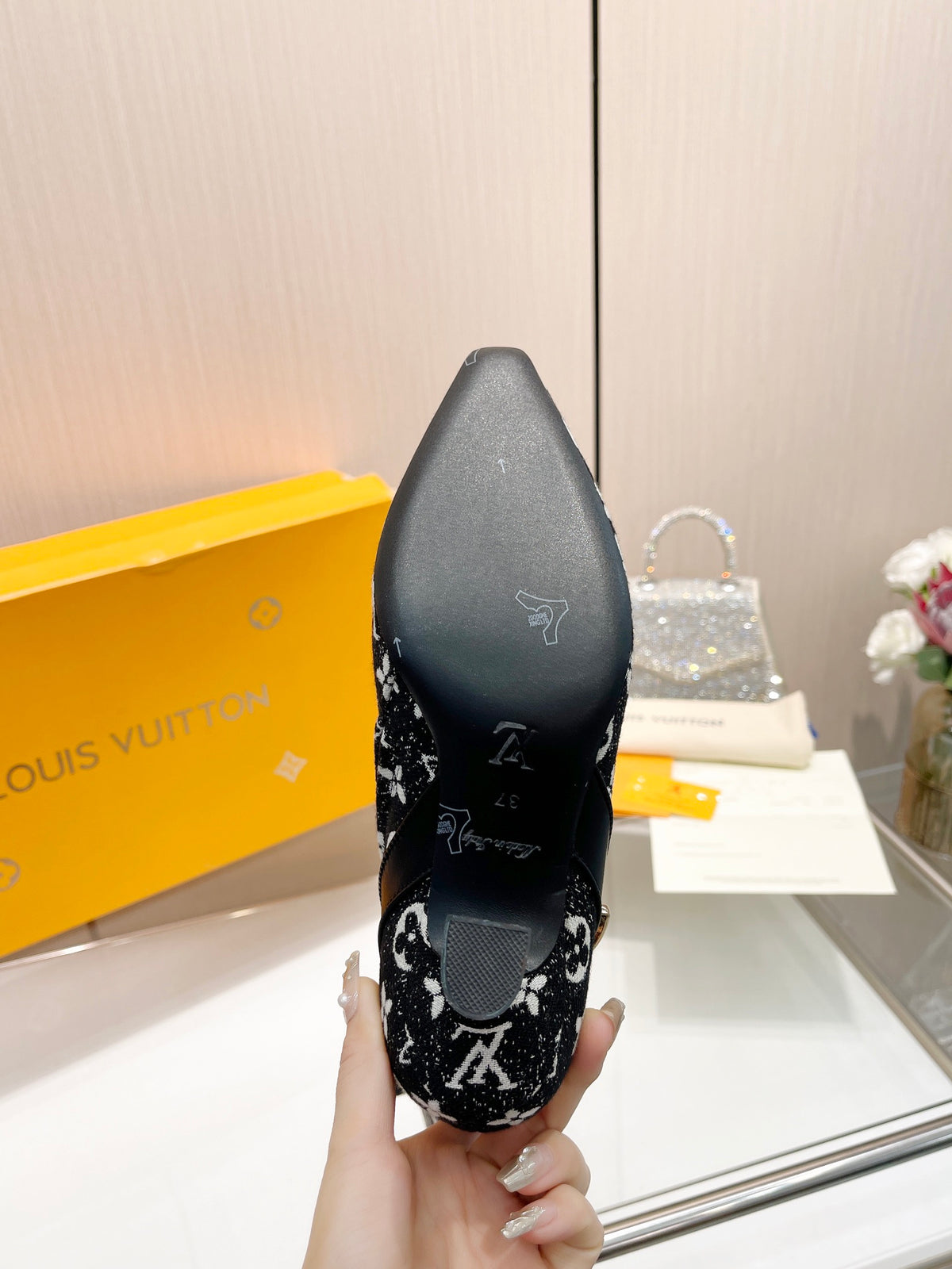 L new fashion printed leather boots 0724102308