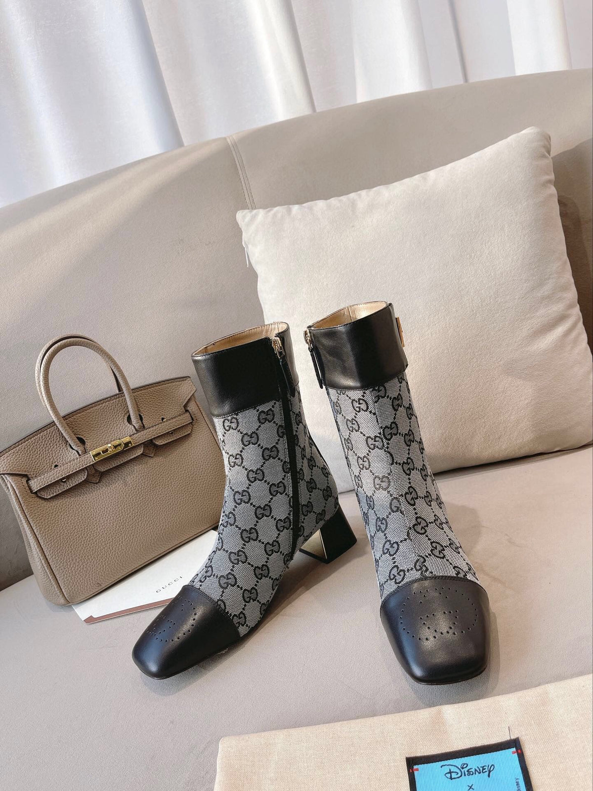Fashion hollow  hollow carved print high heel boots 0724102314