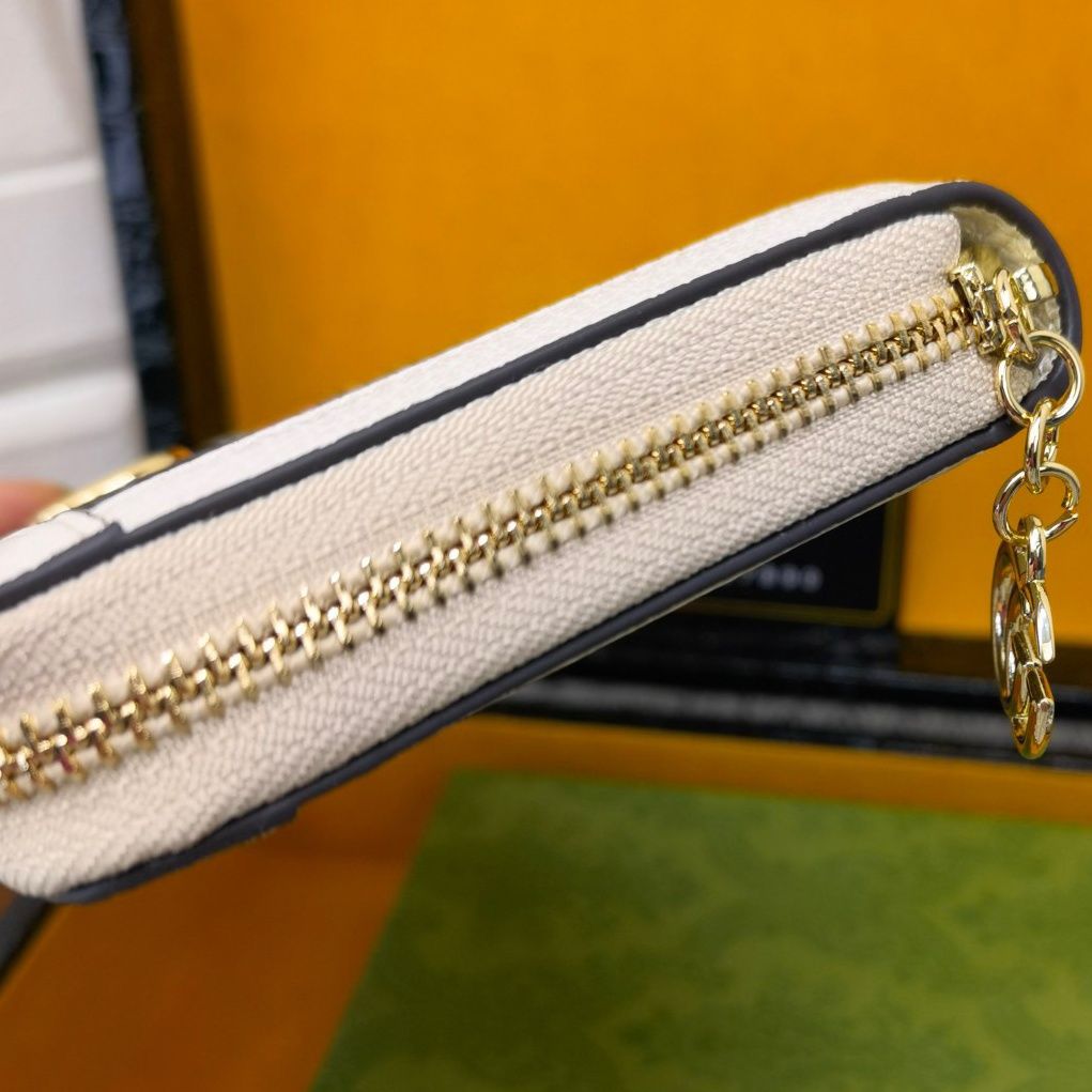 New Wallet Men's New Wallet Men's Leather Long Wallet Zipper Bag High-End Quality Unisex S 01