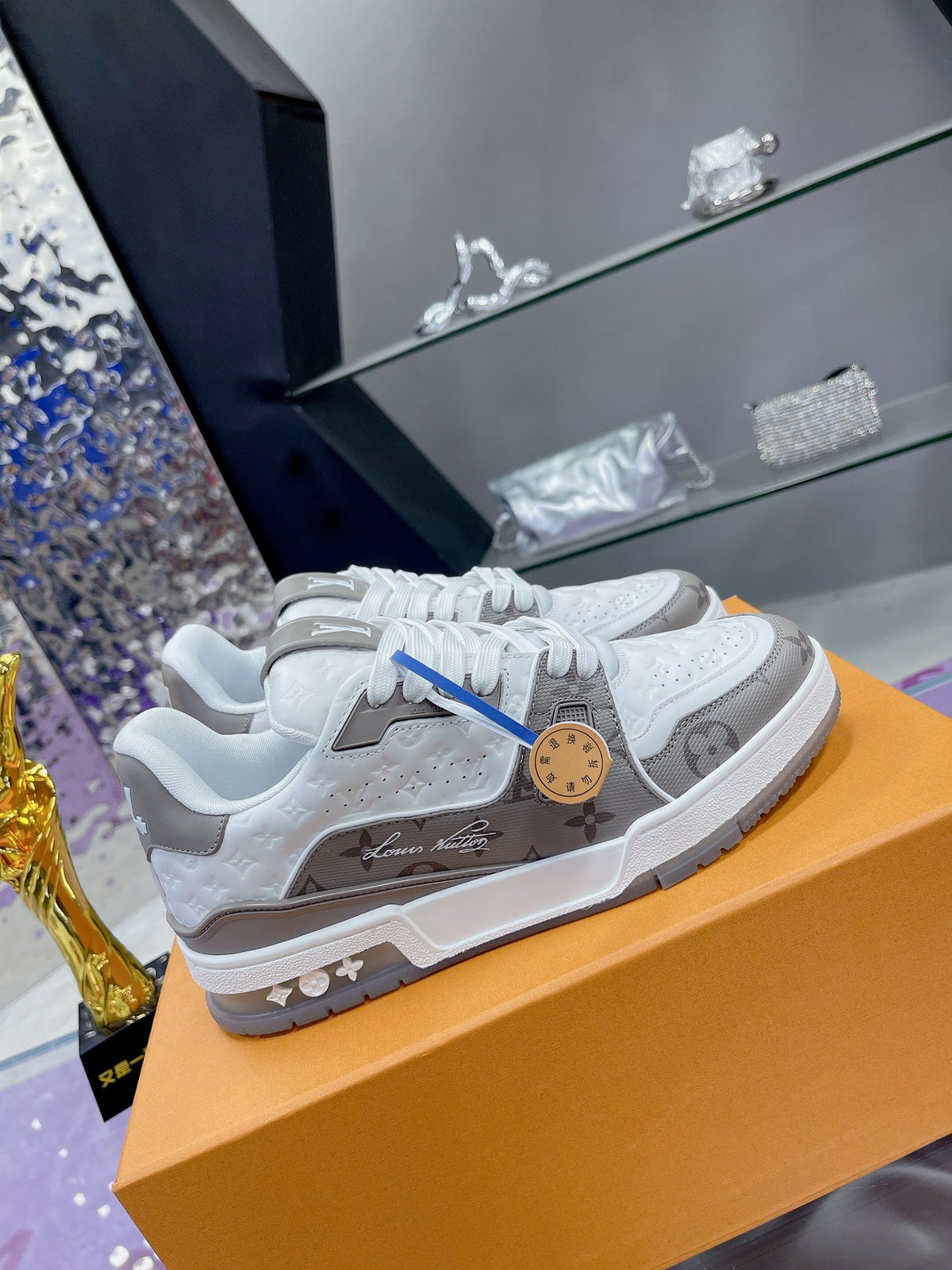 L couple limited series casual embossed sneakers 0725012401