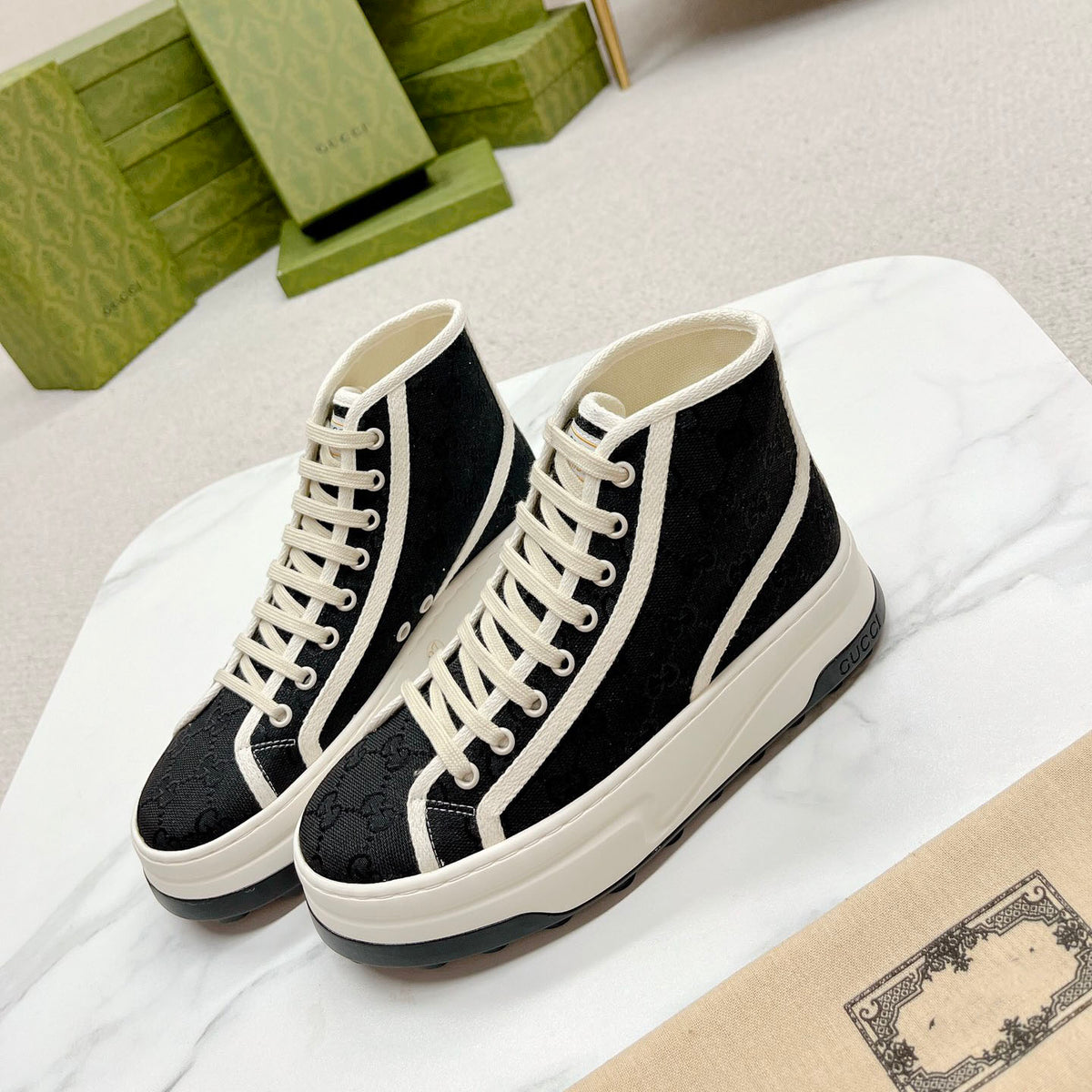printed platform high tops XC0723041722