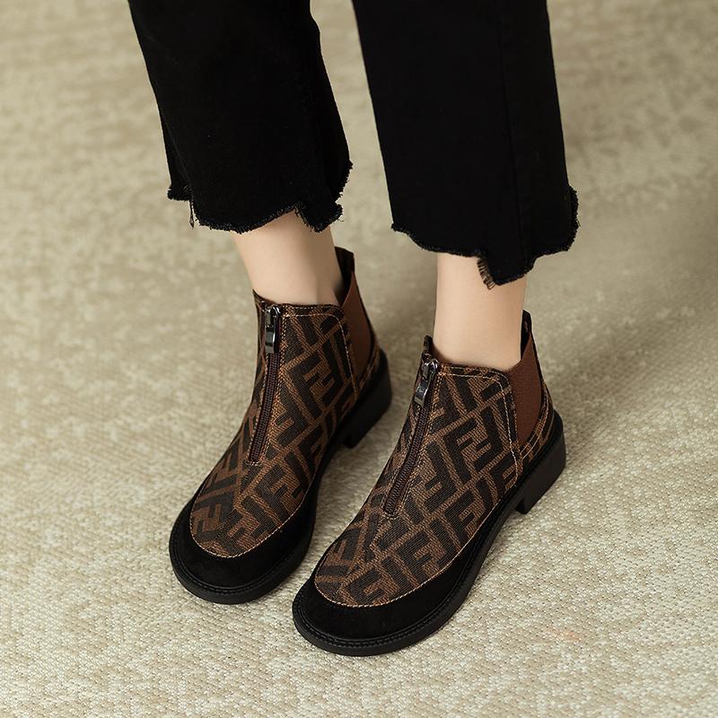 Autumn/Winter Fashion New Mid Heel Martin Boots 1023112316