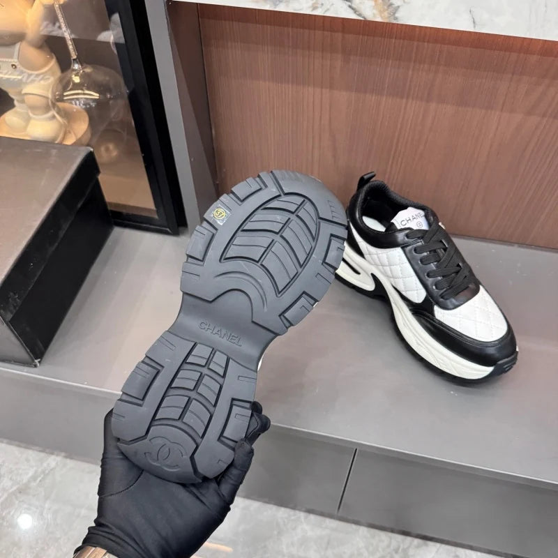 New Fashion Women's Quilted Platform Sneakers JX1326092032