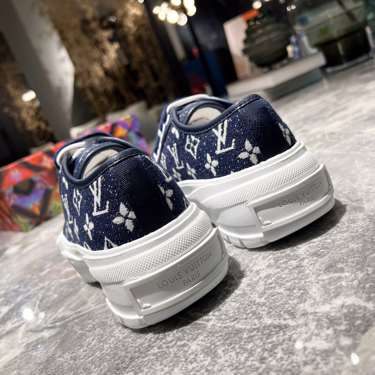 L Monogram Denim Squad Sneaker 1824071803