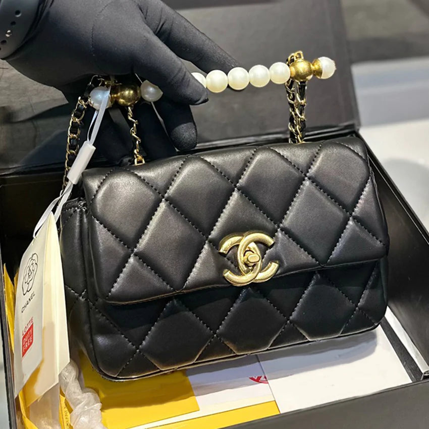 Luxury pearl chain shoulder bag 1024071113