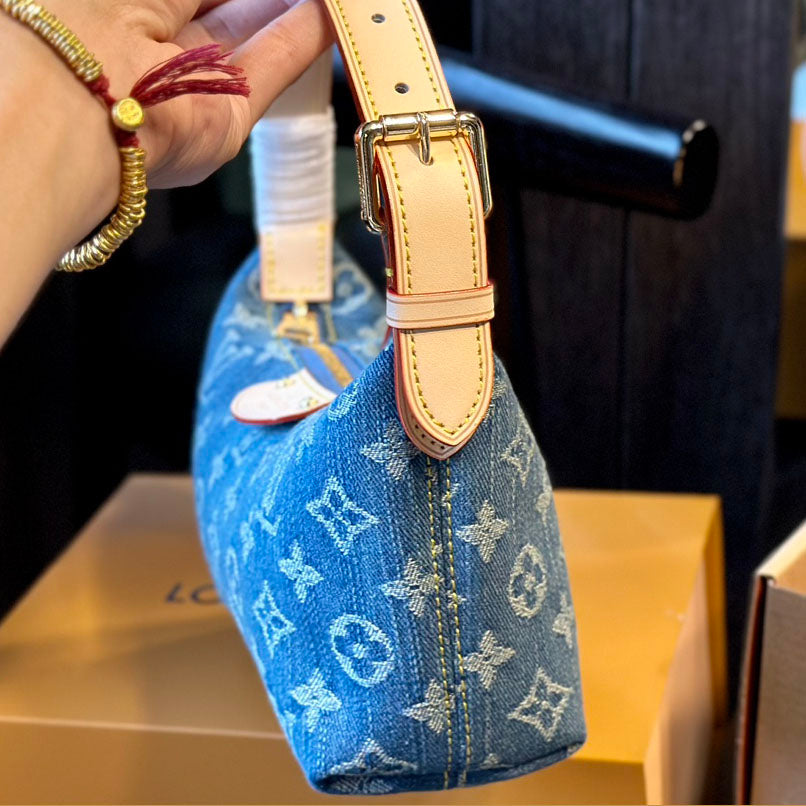 Fashion denim style shoulder bag fb0424090602