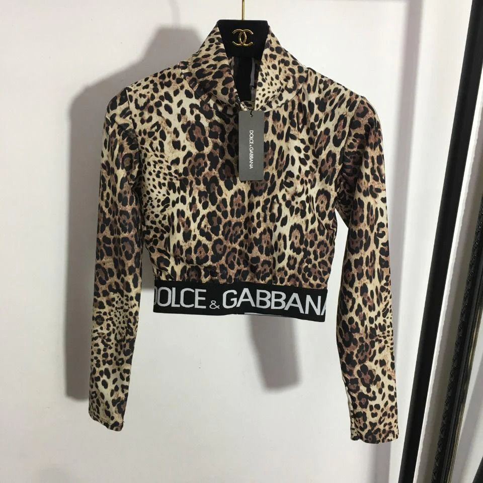 Fashion Print Retro Two-Piece Outer Wear 1024030416