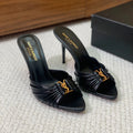 New fashion 9cm high heel sandal slippers 1025031909