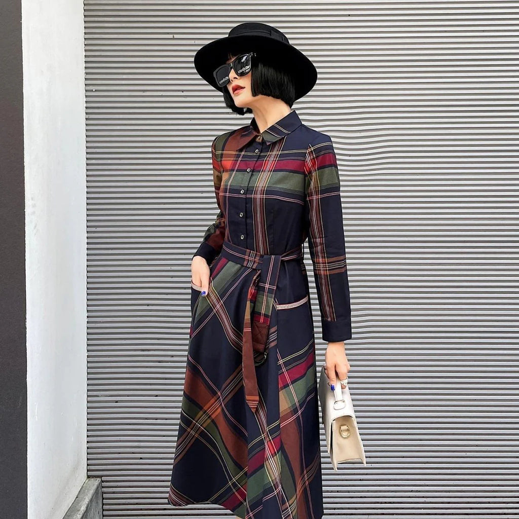 New shirt mid length dress 1024022610
