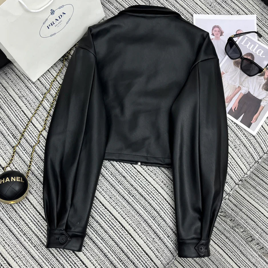 New fashion casual leather jacket 1024102123