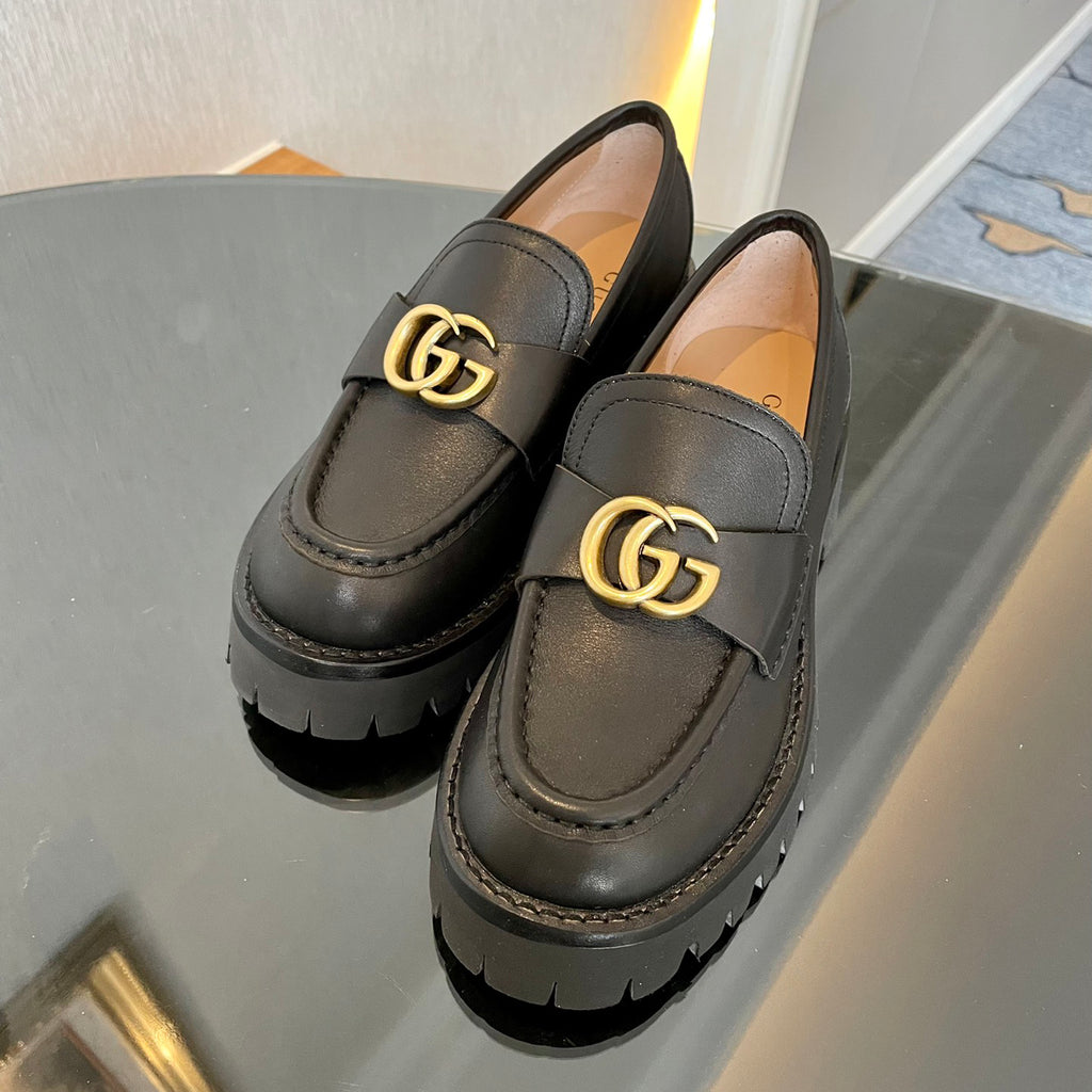thick-soled loafers 03011